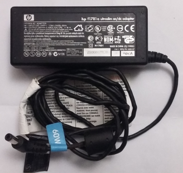 hp f1781a ultraslim ac/dc adapter INPUT:100-240V 1.5A 50-60Hz OUTPUT: 19V 3.16A LPS