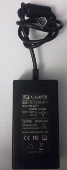 AC ADAPTER MODEL: RS-1203/0503-S335 INPUT:100-240V 50/60Hz 1.5A Max OUTPUT: 12V 3A 5V 3A