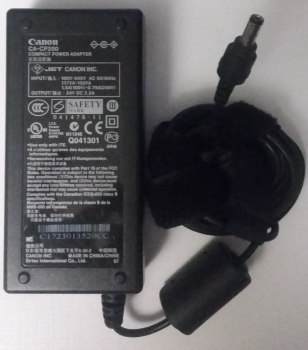 Canon CA-CP200 INPUT/:a100-240V AC 50/60Hz 117VA-150VA 1.5A(100V)-0.75A(240V) OUTPUT/24V DC 2.2A