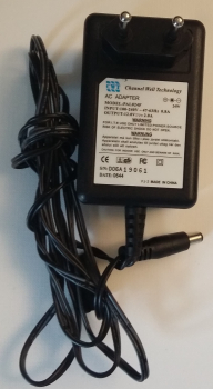 CWT AC ADAPTER MODEL: PAL024F INPUT: 100-240V 47-63Hz 0.8A OUTPUT: 12.0V 2.0A