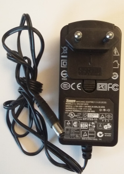 SWITCHING  ADAPTER MODEL:SYS1357-2412 INPUT: 100-240V 1.0A MAX 50-60Hz OUTPUT:+12V 2.0A OUTPUT POWER: 24W MAX
