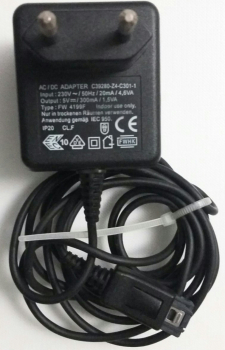 AC/DC ADAPTER C39280-Z4-C301-1 Input:230V /50Hz/20mA/4,6VA Output:5V /300mA/1,5VA Type: FW 4199F