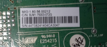 Mainboard CV9202H-BPW A500CD1Hj1-5/V500HJ1-PE8 44T0824 H BJM1-82407-001G 1.80.56.00212  BJM1-75003-0T2G  für z.B DVB-45003, DVB-75003