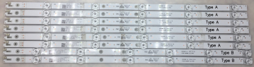 Set8  6xK550WDF  Type A  und  2xK550WDF  Type B    LED Backlight z.B für  SMART55XT