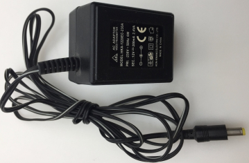 AC ADAPTOR MODEL: HKA-1220EC-230A INPUT: 230V 50Hz 6W OUTPUT: 12V 200mA 2.4VA