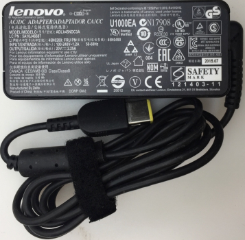 Lenovo ADLX45NDC3A IN(100-240V-1,2A) OUT(20V-2,25A) 50-60Hz ADAPTER
