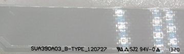 Set 5x SVA390A03_A-TYPE_120727 und 5x SVA390A03_B-TYPE_120727 LED Backlight z.B für T390HVN02.1, TX-L39B6ES