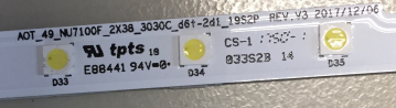 UE49NU7179U A0T_49_NU7100F_2X38_3030C_d6t-2d1_19S2P REV.V3 LED Backlight