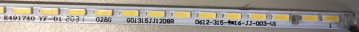 YF-01 G01315JJ1208R 0612-315-4W16-JJ-003-V1 LED Backlight