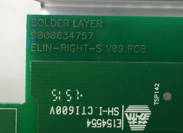 Preview: T53T86N2/01 T54T86N2/21 T54T55N2 ELIN-RIGHT-S  V09 (9000634757) 9000747363 P0222333 Electronic Board