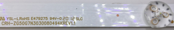 ODL50750UC-TiB  ODL50851UC-TiB Set 4x4  CRH-ZG50G7N3030080494KREV1.1 224994 LED Backlight
