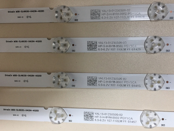 49DQ3652A SET4 4 x Shine0n M08-SL49030-0403N-4020D YAL13-01230300-02 LED Backlight