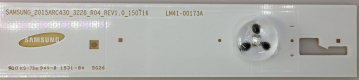 43GFB6623, 40GFB6623, 43VLE6524BL Set10 5x SAMSUNG_2015ARC430_3228_R04_REV1.0_150716 LM41-00173A 5x SAMSUNG_2015ARC430_3228_L05_REV1.0_150716 LM41-00174A LED Backlight