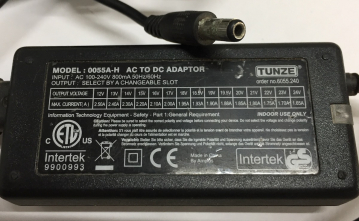 TUNZE AC ADAPTOR 0055A-H