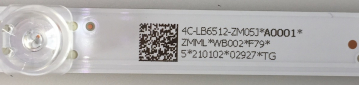 65P611 GIC65LB105_3030F2.1D V0.7_20200709 4C-LB6512-ZM05J LED Backlight