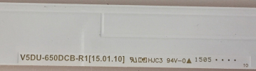 Set16 8x V5DU-650DCB-R1 und 8x V5DU-650DCA-R1 LED Backlight für UE65KU6179, UE65JU7590