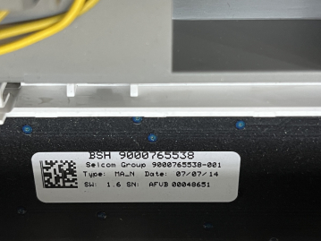 Preview: BEDIENBLENDE mit ELEKTRONIK GESCHIRRSPÜLER NEFF BSH 9000765538