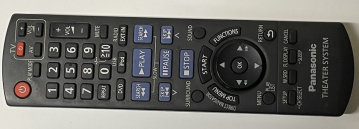 Panasonic N2QAYB000361 Home Cinema Original Fernbedienung Universal