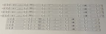 Set 8x4 SE55D11L-ZC22AG-03 Left ZTE60600-AA L4_OCEAN_E5_CDM_L05_V1.0_TBK_LM41-01005A und SE55D11R-ZC22AG-03 ZTF60600_AA  L4_OCEAN_E5_CDM_R06_V1.0_TBK_LM41-01006A LED Backlight  für 55GUB7040 55GUB7140 55VOE71 55VLX700