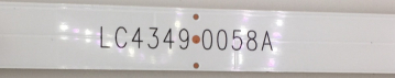 Set3 3x LG Innotek 17Y 43inch_A-Type LED_ARRAY_REV0.0_170623 LED Backlight für 43UM71007LB, 43UK6300 43LK5900PLA
