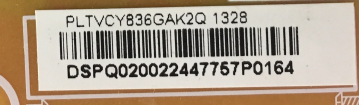 50PFL5008K 715G5778-P03-W21-002R PLTVCY836GAK2Q Netzteil
