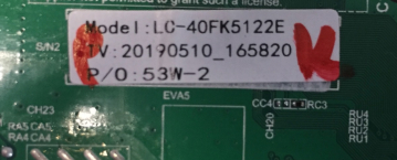 LC-40FK5122E TP.MS6486X.PB712 JE400D3HE2N 20190510_165820 Mainboard
