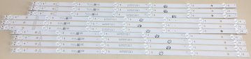 D65U75X2CW 65UV3363DA SET10 4x RF-CF650015AF30-0601 3011-4968 3x RF-CF650015BF30-0701 3011-4969 3x RF-CF650015CF30-0601 3011-4971 LED Backlight