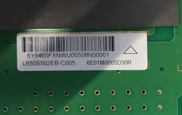 HE65KEC730UWT3D C650S05E02B L650S502EB-C005 Inverter Board
