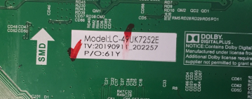 LC-49UK7252E T.MS6586.U703 20190911_202257 LSC550FN11 P/O:61Y Mainboard