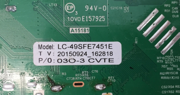 LC-49SFE7451E TP.MS6308.PB711 LC490DUY-SHP1 (3D) 20150924_162818 Mainboard