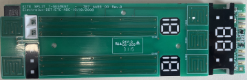 HKM76400XB 387 6688 00 REV.B  387438504 K KITE2-387 6685 00 Eingabefeld Electrolux Kite Split Bargraph