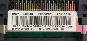 Preview: PS59D550CW Mainboard BN41-01632C BN94-04884Q