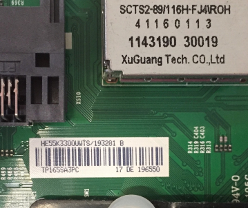 H55M3300 RSAG7.820.6392 HE55K3300UWTS Mainboard