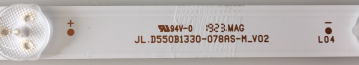 D55U446, 55UA3A63D, LT-55VU6900, ODL55750UV D55U551N1CW  Set4   2x JL.D550B1330-078AS-M_V02 und 2x JL.D550C1330-078AS-M_V02 LED-Backlight für D55U446, 55UA3A63D, 55U2963DG  LT-55VU6900,ODL55750UV