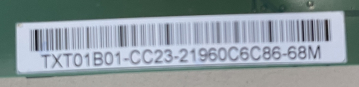 DVX5M  V650DK5-CKS1 TXT01B01-CC23-21960C6C86-68M  T-CON
