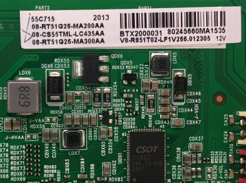 Preview: 55C715 motherboard 40-RT51G2-MAA2HG 08-RT51G26-MA200AA RT2851