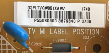 55PUS6162, 55PUS6262, 55PUS6412, 55PUS7502 Netzteil 715G8672-P02-000-002H PLTVGW351XAW7