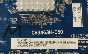 Preview: DVB-PM15509 motherboard CV3463H-C50 A550AD1N08-12 T550HVN08.3
