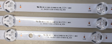 43LV3E63DA Set 3x JL.D43071330-078CS-M_V04 2x A 3011-3523 1x 3011-3524 LED-Backlight