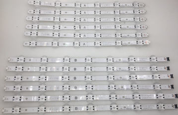 86UM7600 Set12 6x 86UK65.R2.171031.A  A-Type LED ARRAY REV0.0_180628_3PCM00799 und 6x  86UK65.R2.171031.B  B-Type LED ARRAY REV0.0_180628_3PCM00800 LED Backlight