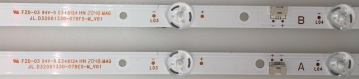 D32F551R1CW Set2 1xJL.D32061330-078ES-M_V01 3010-5526 und 1xJL.D32061330-078FS-M_V01 3010-5527 LED Backlight