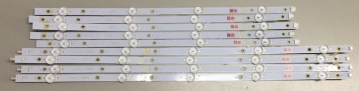 SET10 5x  LB49021 V1_01 210BZ05DR 5x LB49021 V0_01 210BZ04DL LED Backlight 49PUS7503, 49PUS6803/12
