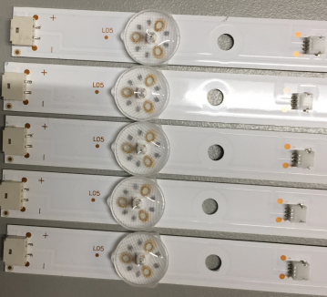 G550ND4N25-1,  GU0DD-ASS55N   Set 5x JL.D55091330-315AR-M und 5x JL.D55091330-315AL-M CS0DD-AS55 LED-Backlight für G550ND4N25-1,  GU0DD-ASS55N