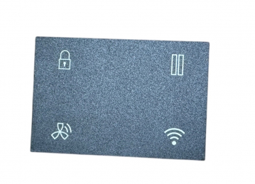 Touch Control Glass Panel for Induction Cooktop HTKTEQ139 21033 BIN D HOB_ON_OFF V10.0 167260046 REV:AD