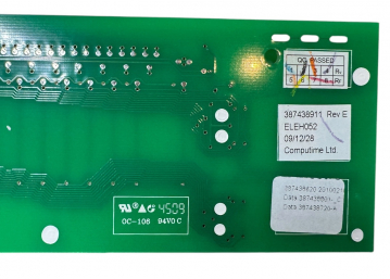 Preview: Touch Control Bedienmodul für Induktionskochfeld XYE-ABC 387 6382 00 Rev. B 387438911 REV E ELEH052 387438620