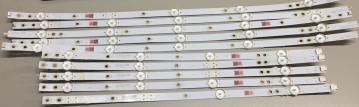 50PUS6162 SET10 5x LB50086 V0_01 L-Type 5x LB50086 V1_01 R-Type LED Backlight