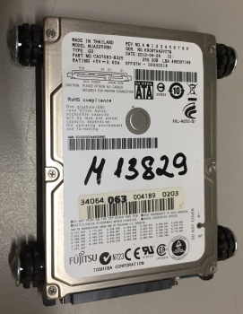 250GB Fujitsu HDD Notebook Festplatte 8MB Cache 2,5" SATA intern MHY2250BH