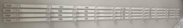 Set 4x 30-55-0D23-4x10-1085.65x12.5-200808-1.5 261501010103 LED-Backlight für GU55TU8079