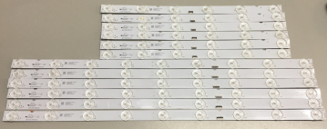 SET12 6x 01T46 SBT49 557.2*18*1.0mm 6x 01T47 SBT49 359.5*18*1.0mm LED Backlight z.B für KDL-49XE900S