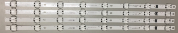 SET4 4x HL-99550CSP1616-0801S-01 B0 4X8 LED Backlight 55UP75009LF
